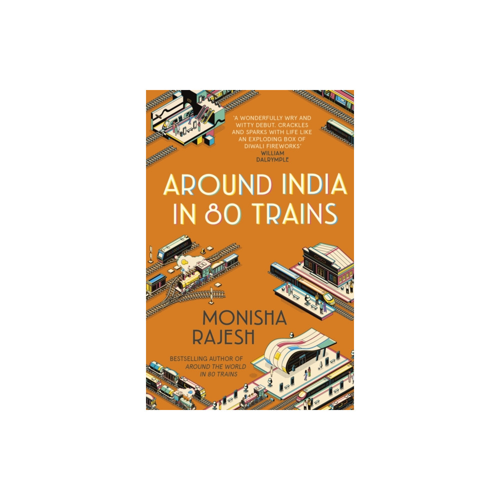 Produktbild för Around India in 80 Trains (häftad, eng)