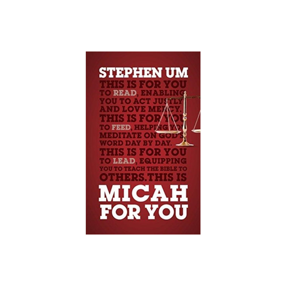 Produktbild för Micah For You (häftad, eng)
