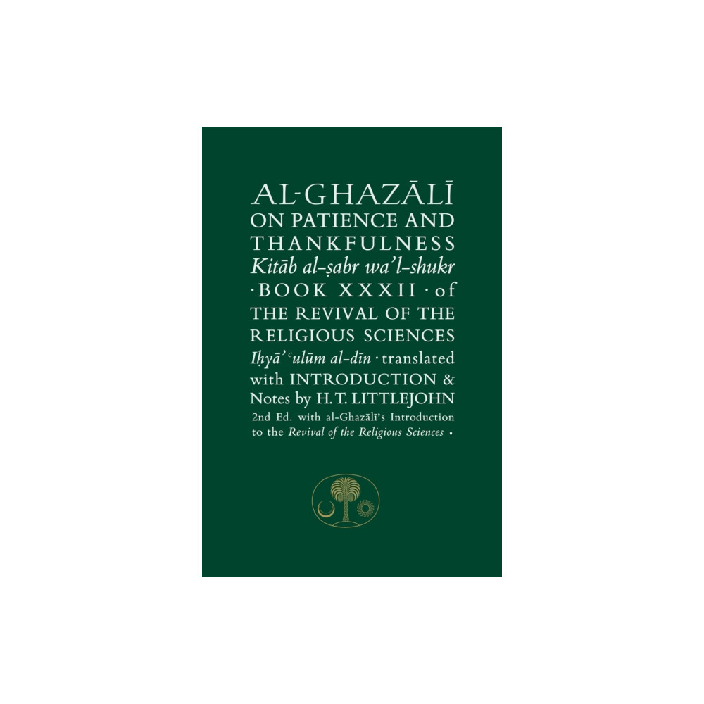 Produktbild för Al-Ghazali on Patience and Thankfulness (häftad, eng)