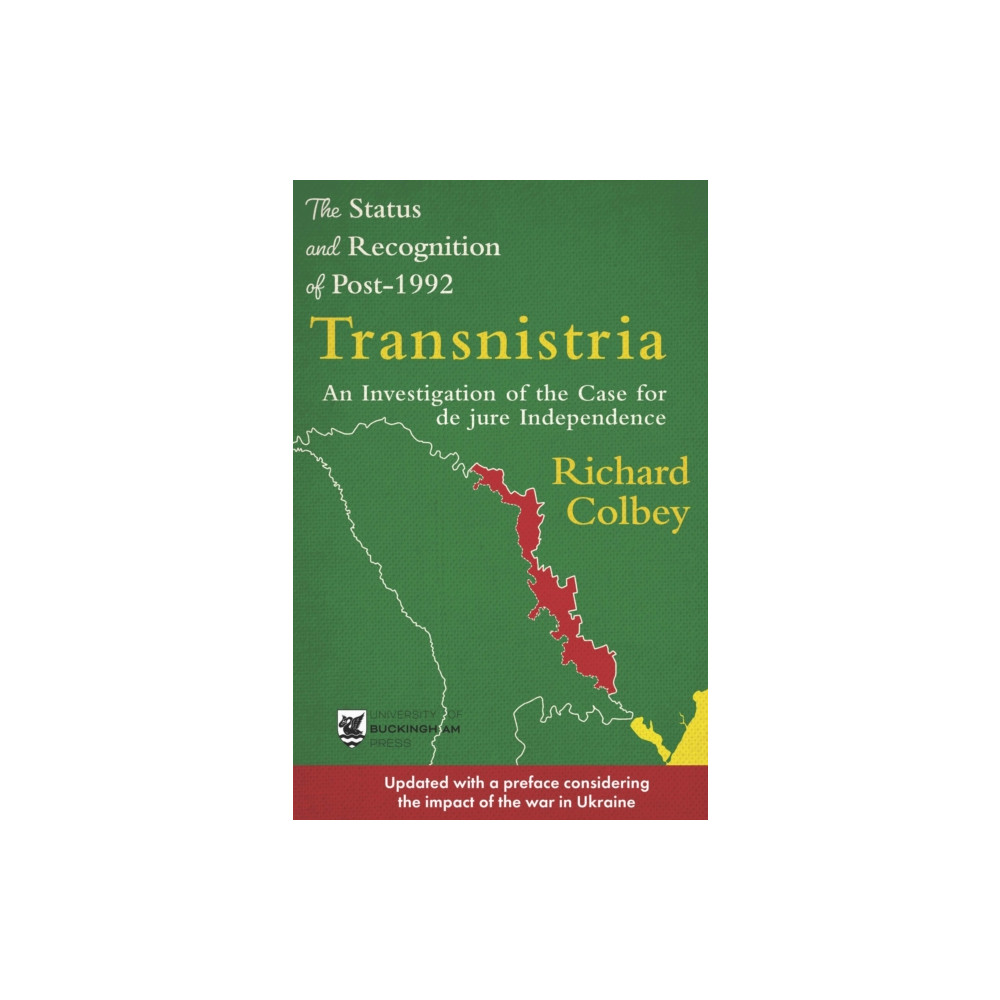 Produktbild för The Status and Recognition of Post-1992 Transnistria (häftad, eng)