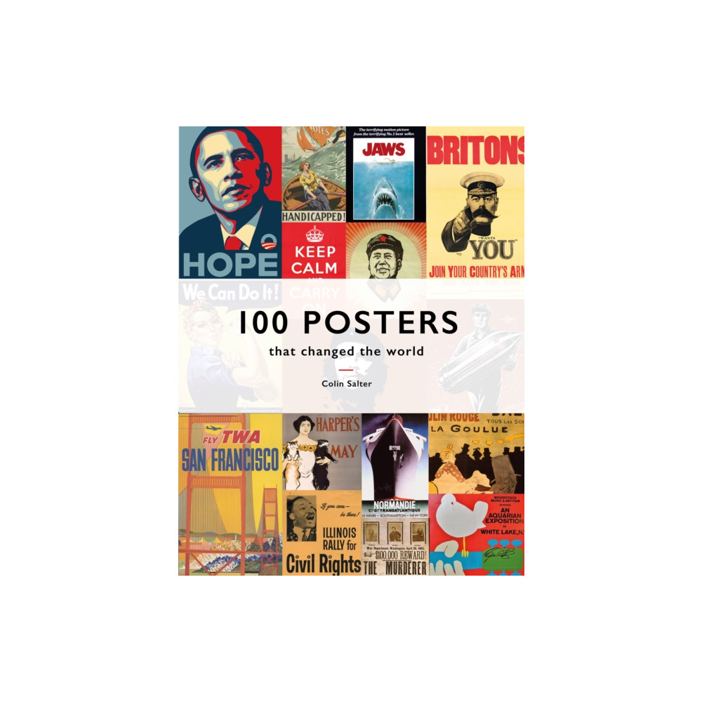 Produktbild för 100 Posters That Changed The World (inbunden, eng)