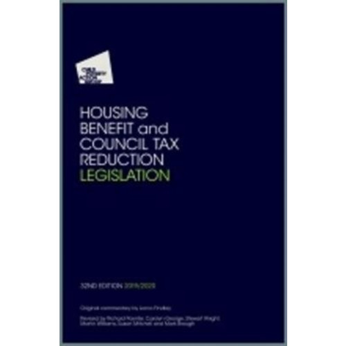 CPAG Housing Benefit and Council Tax Reduction Legislation (häftad, eng)