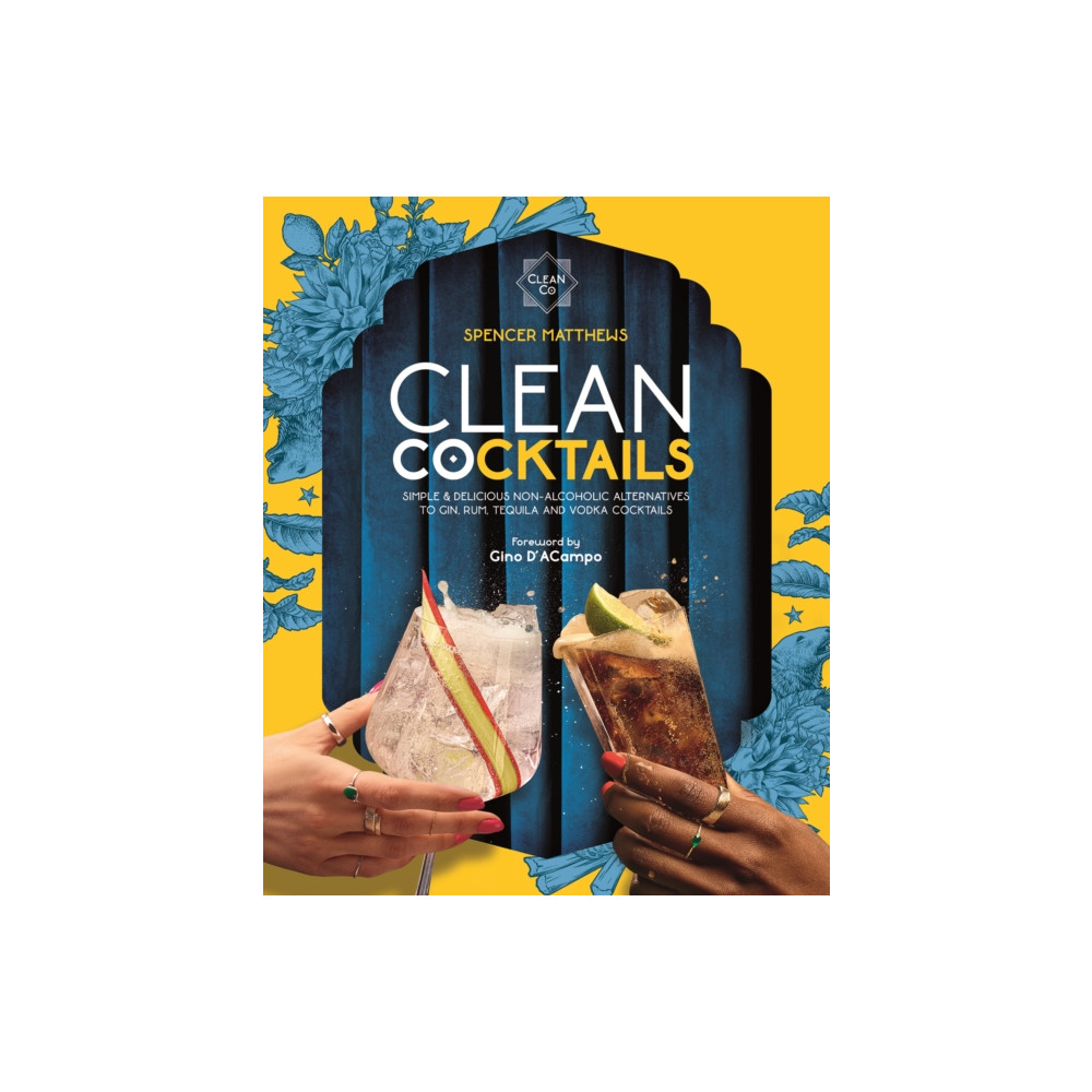 Produktbild för Clean Cocktails (inbunden, eng)