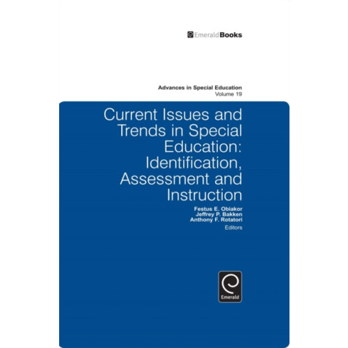 Emerald Publishing Limited Current Issues and Trends in Special Education. (inbunden, eng)