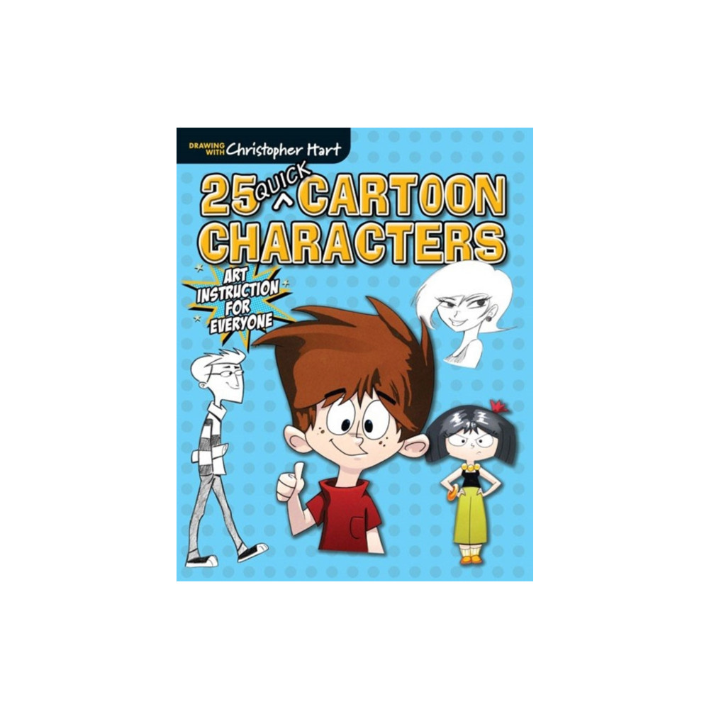 Produktbild för 25 Quick Cartoon Characters (häftad, eng)