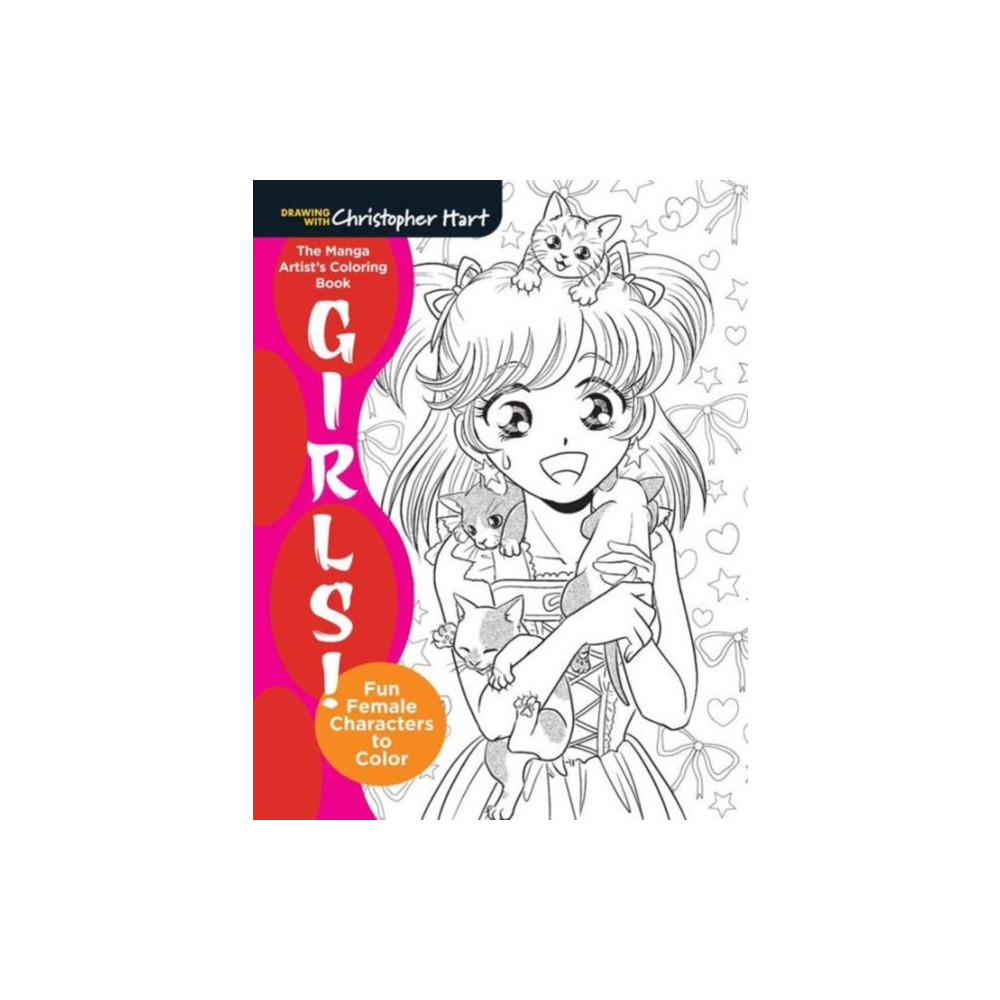 Produktbild för The Manga Artist’s Coloring Book: Girls (häftad, eng)