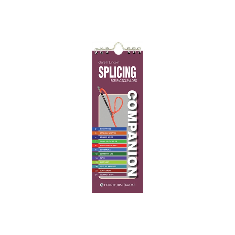 Produktbild för Splicing Companion for Racing Sailors (bok, spiral, eng)