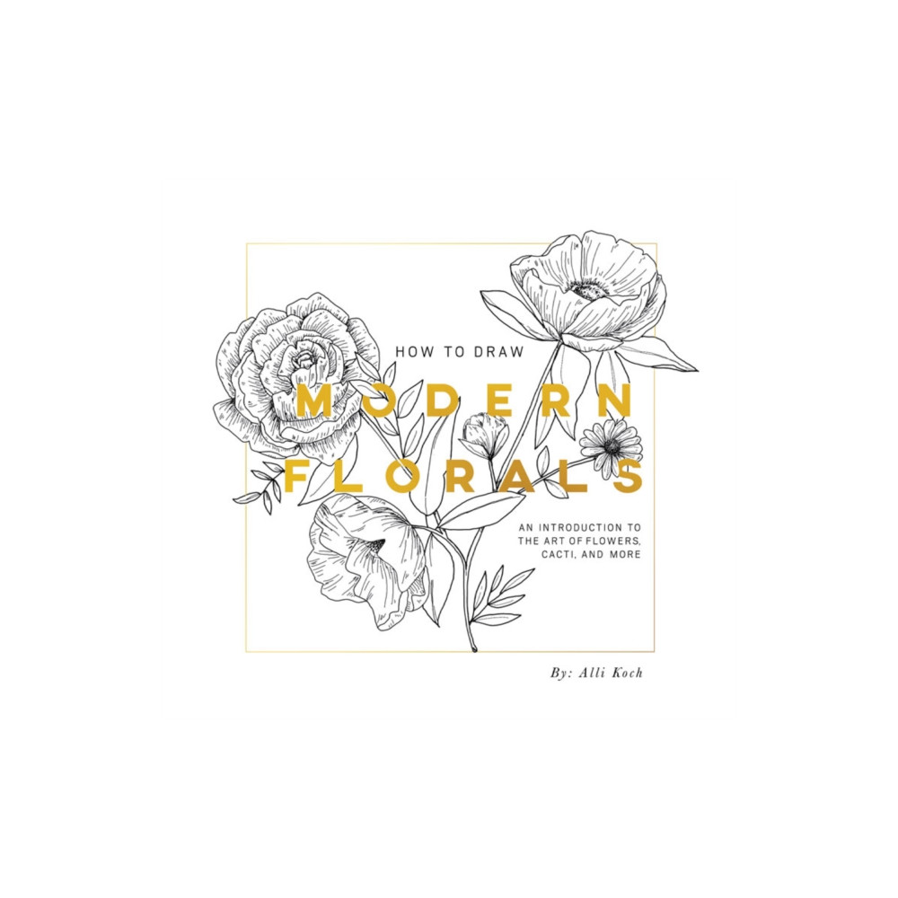 Produktbild för How To Draw Modern Florals (Mini) (häftad, eng)