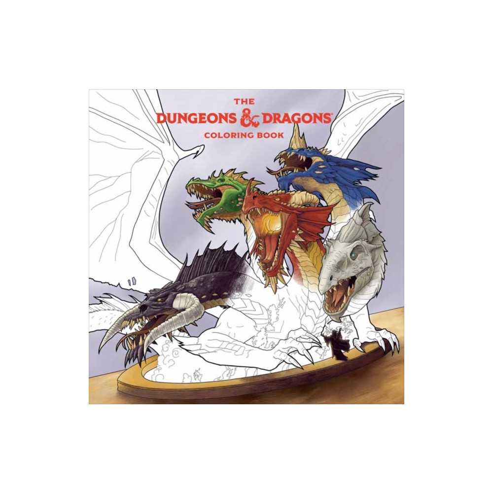 Produktbild för The Dungeons & Dragons Coloring Book (häftad, eng)