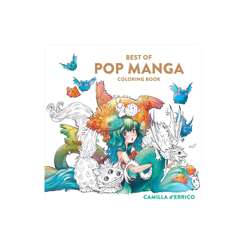 Produktbild för Best of Pop Manga Coloring Book (häftad, eng)