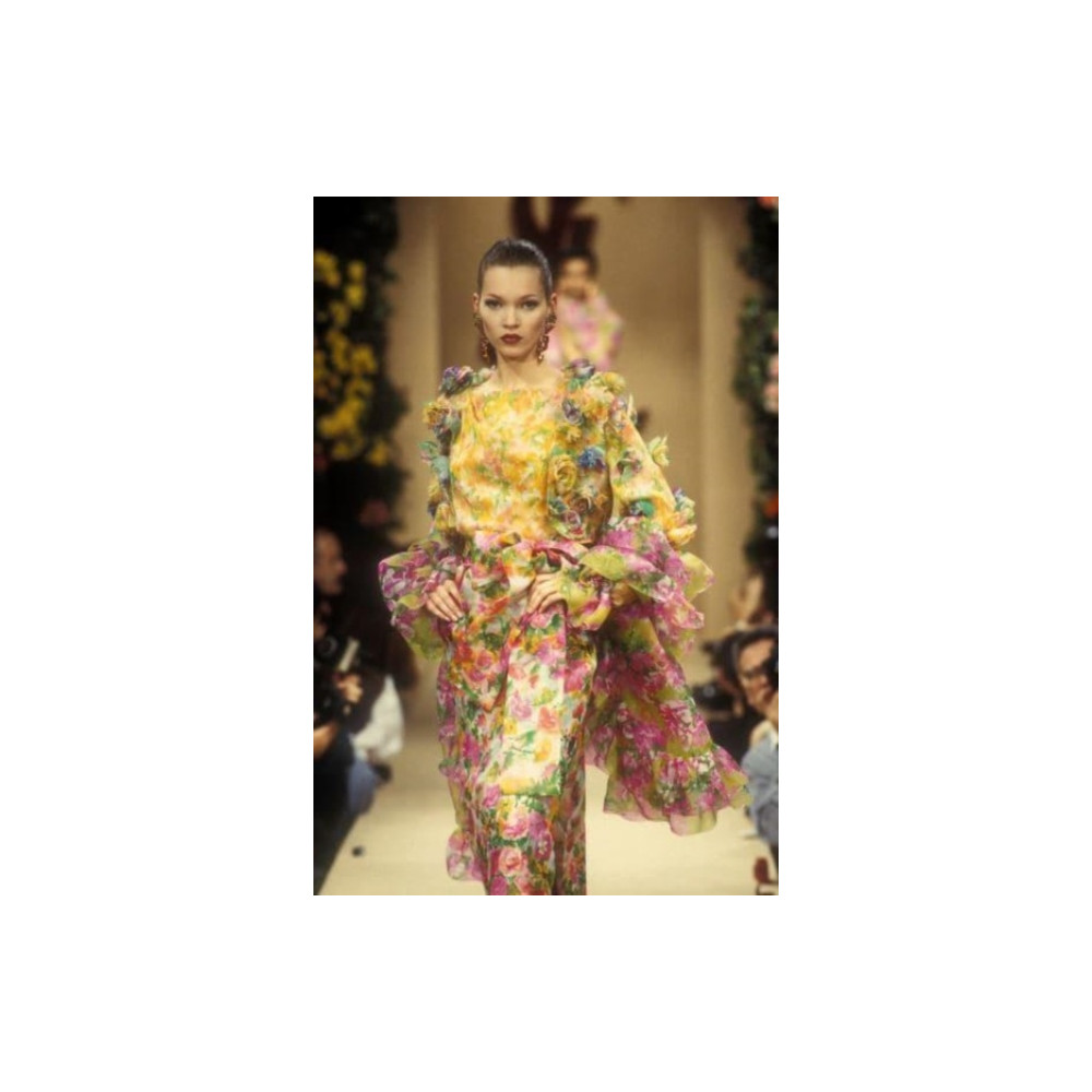 Produktbild för The Flowers of Yves Saint Laurent (inbunden, eng)