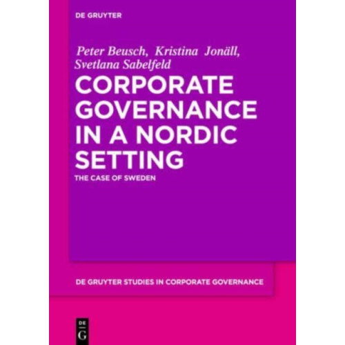 De Gruyter Corporate Governance in a Nordic Setting (inbunden, eng)