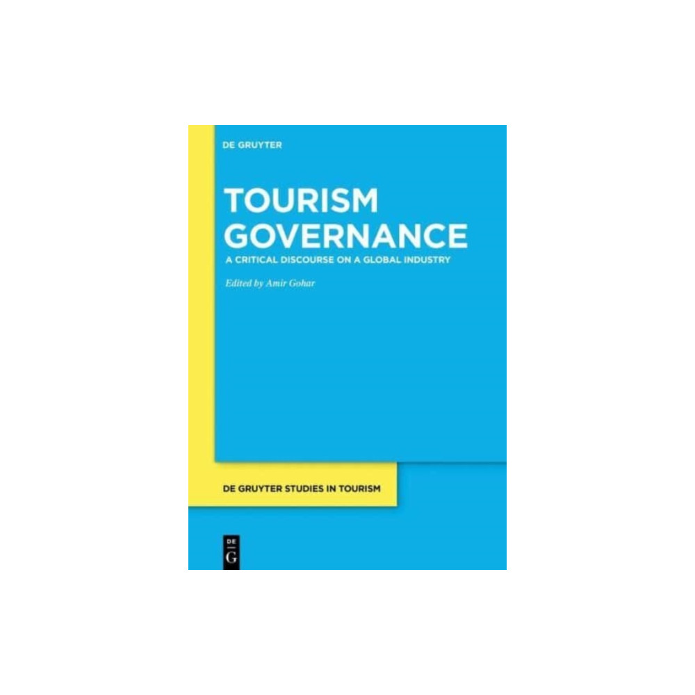 Produktbild för Tourism Governance (häftad, eng)