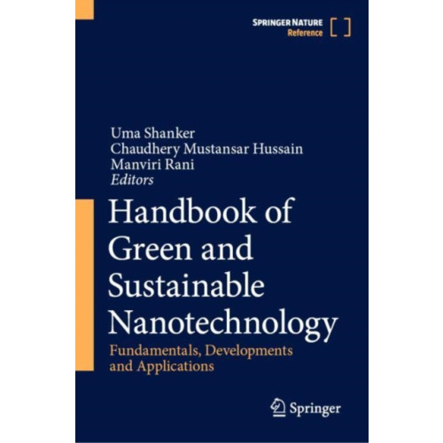 Springer International Publishing AG Handbook of Green and Sustainable Nanotechnology (inbunden, eng)