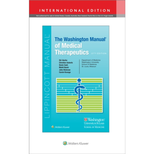 Wolters Kluwer Health The Washington Manual of Medical Therapeutics (häftad, eng)