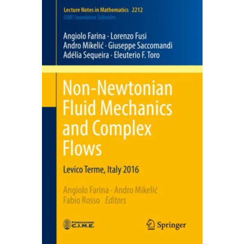 Springer International Publishing AG Non-Newtonian Fluid Mechanics and Complex Flows (häftad, eng)