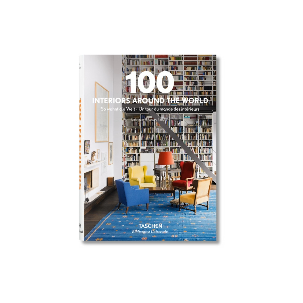 Produktbild för 100 Interiors Around the World (inbunden, eng)