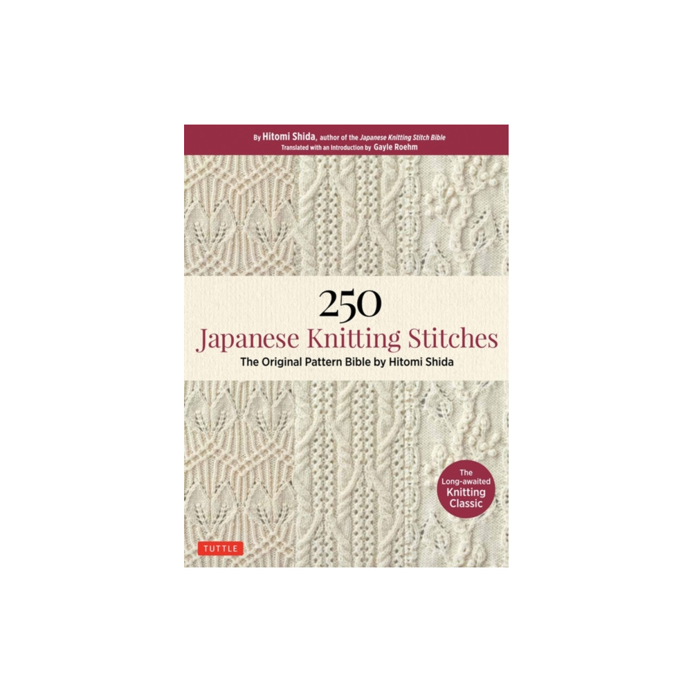 Produktbild för 250 Japanese Knitting Stitches (häftad, eng)