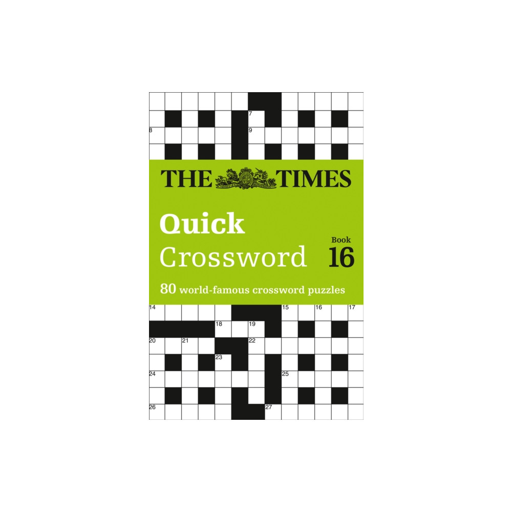 Produktbild för The Times Quick Crossword Book 16 (häftad, eng)