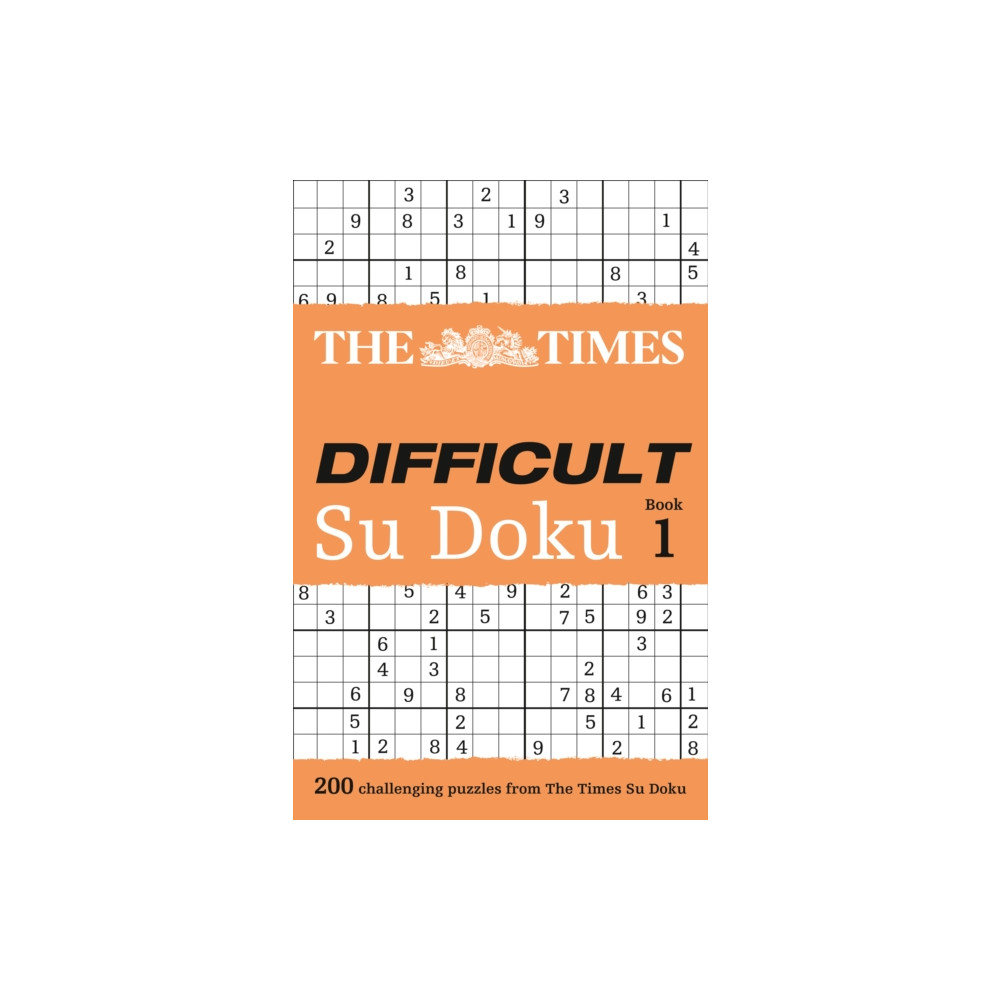 Produktbild för The Times Difficult Su Doku Book 1 (häftad, eng)