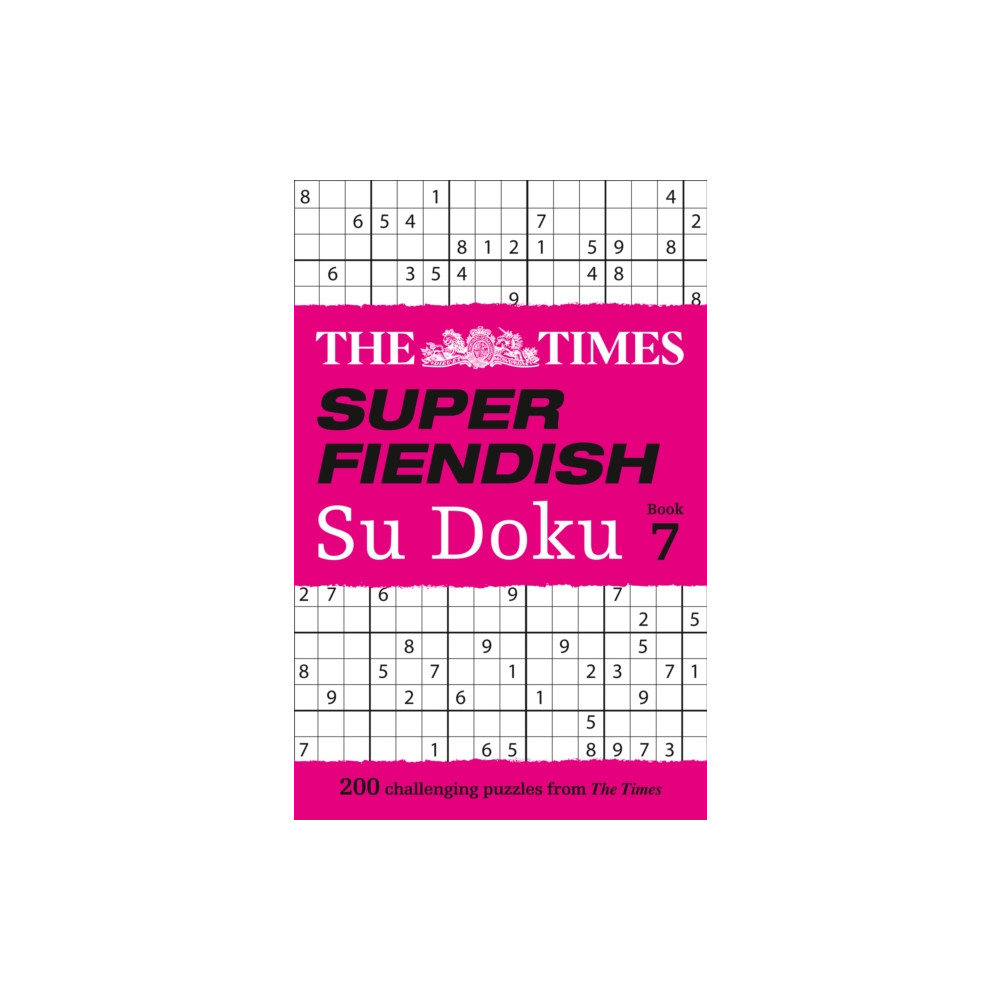 Produktbild för The Times Super Fiendish Su Doku Book 7 (häftad, eng)