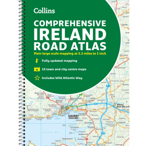HarperCollins Publishers Comprehensive Road Atlas Ireland (bok, spiral, eng)