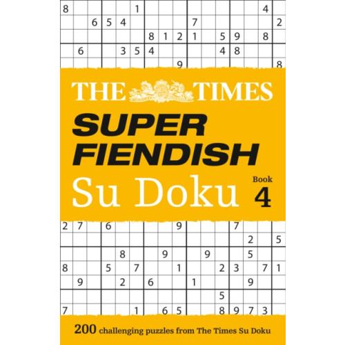 HarperCollins Publishers The Times Super Fiendish Su Doku Book 4 (häftad, eng)