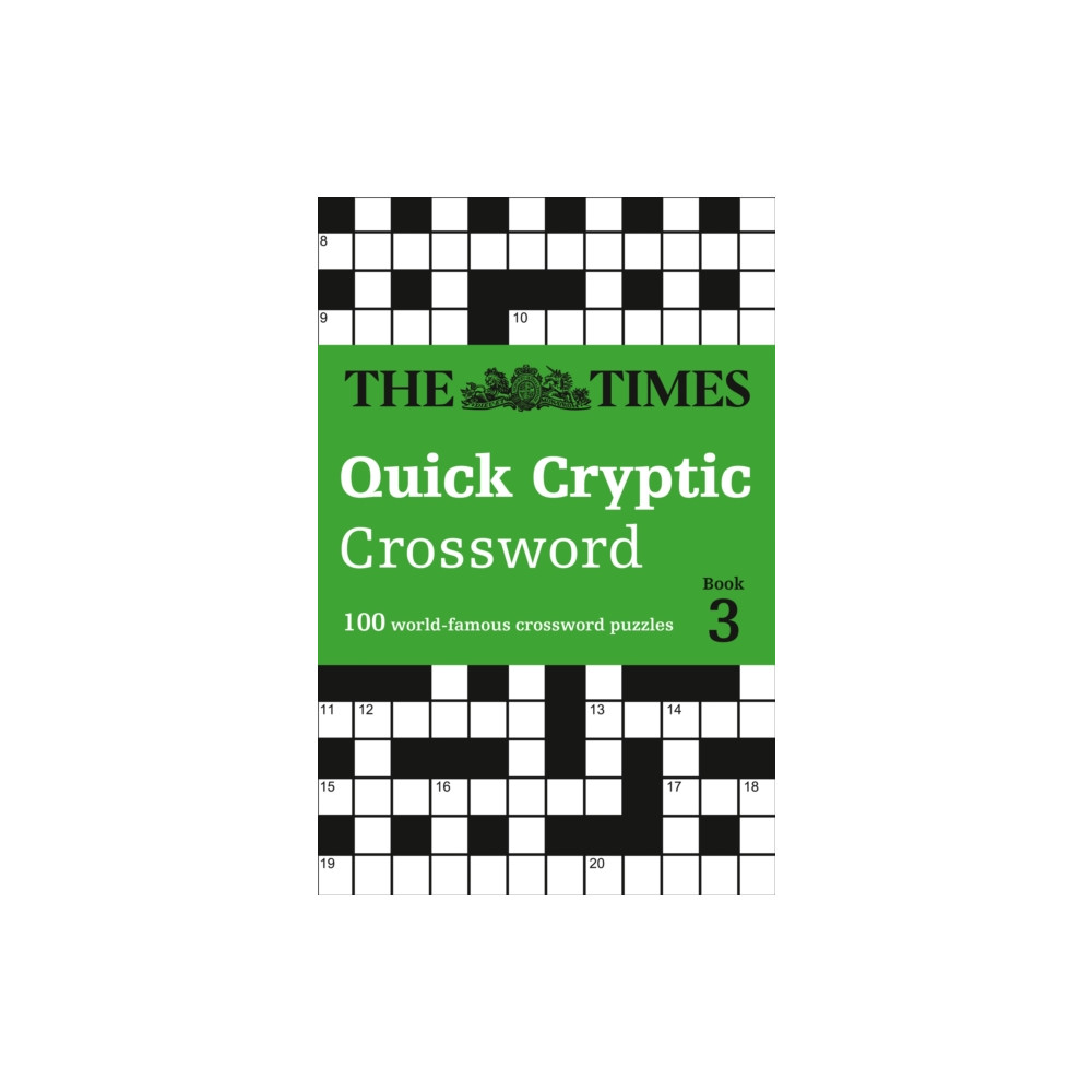 Produktbild för The Times Quick Cryptic Crossword Book 3 (häftad, eng)