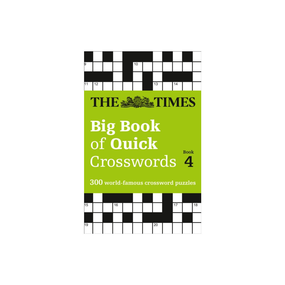 Produktbild för The Times Big Book of Quick Crosswords 4 (häftad, eng)