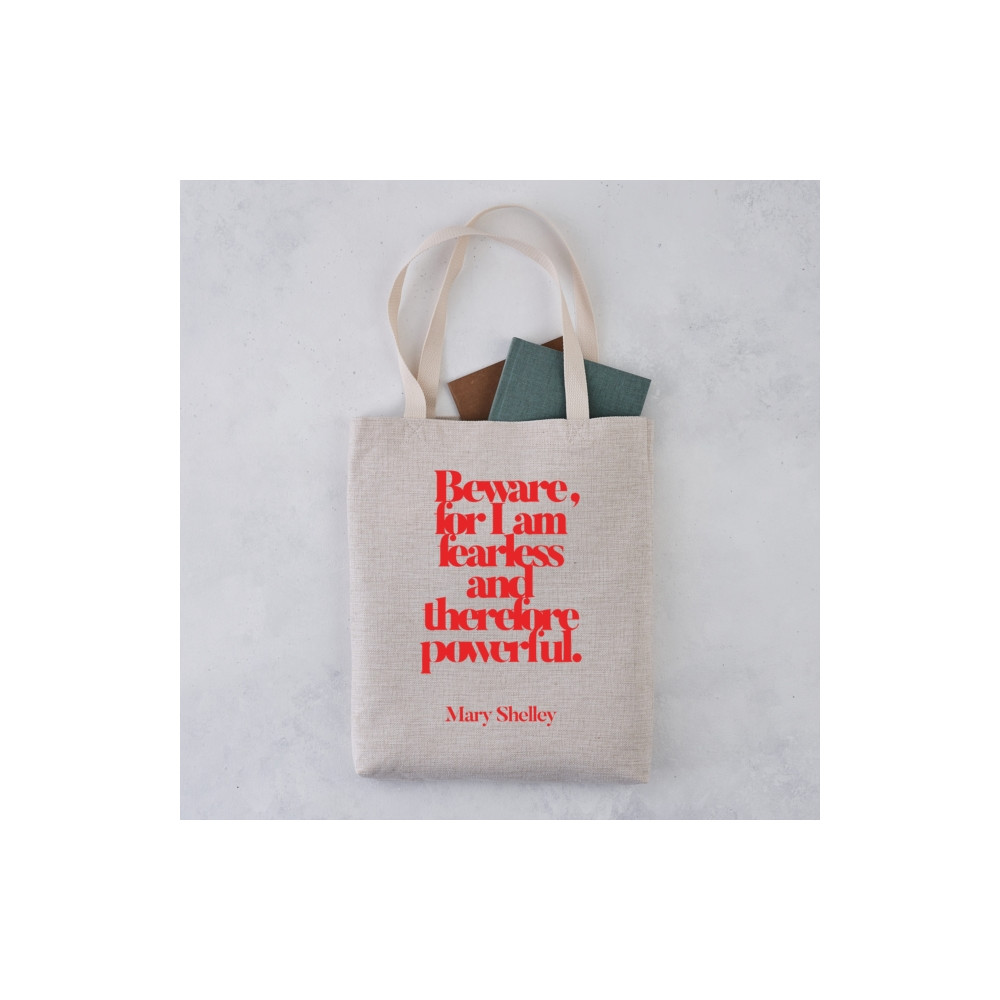 Produktbild för Tote Bag - Beware For I Am Fearless