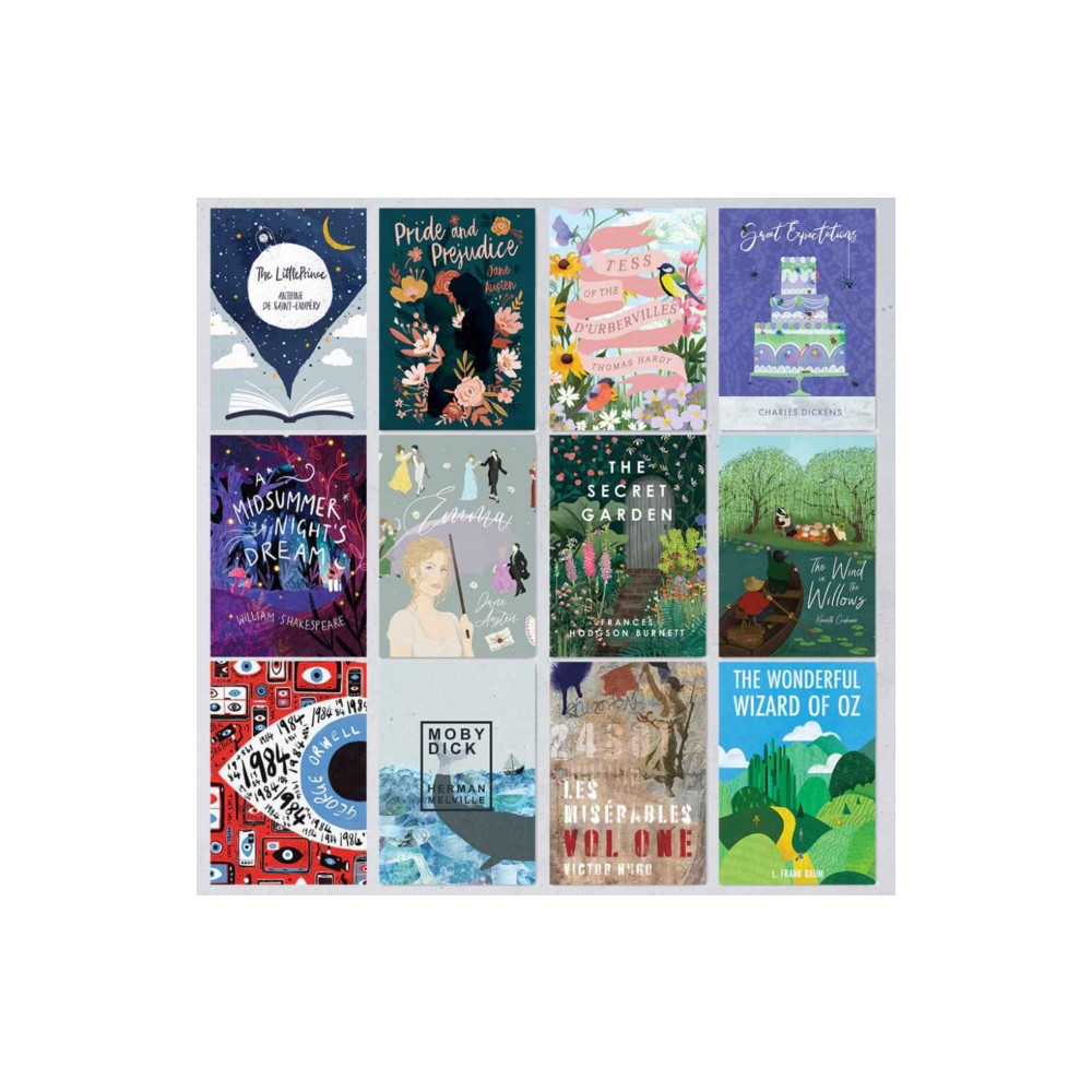Produktbild för Classic Book Cover - 12 Postcards (2021 Edition)