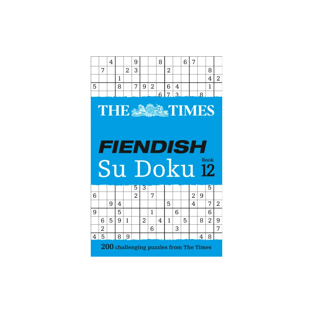 Produktbild för The Times Fiendish Su Doku Book 12 (häftad, eng)