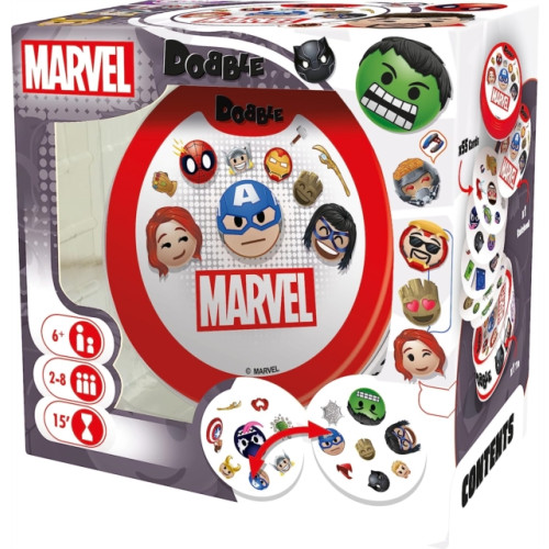 Asmodee Dobble Marvel Emoji Game (häftad, eng)