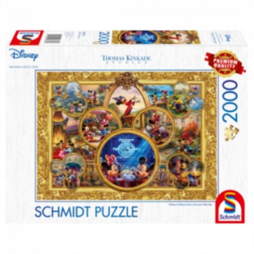 Asmodee Disney Dreams Collection - Mickey and Minnie by Thomas Kinkade 2000 Piece Schmidt Puzzle (häftad, eng)