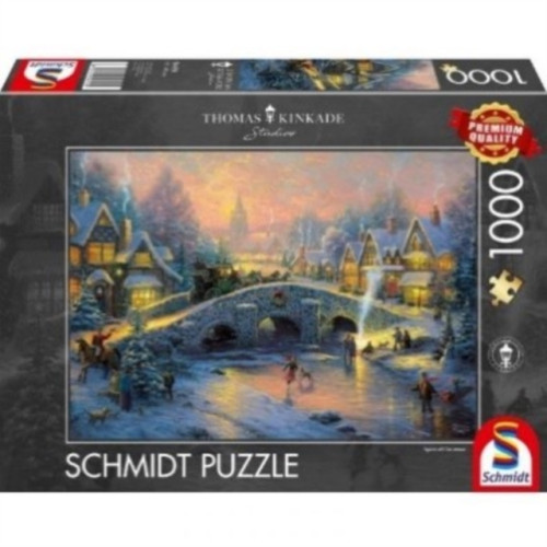Asmodee Spirit of Christmas by Thomas Kinkade - 1000 Piece Schmidt Puzzle (häftad, eng)