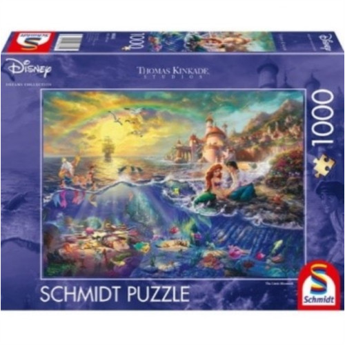 Asmodee Disney - The Little Mermaid by Thomas Kinkade 1000 Piece Schmidt Puzzle (häftad, eng)