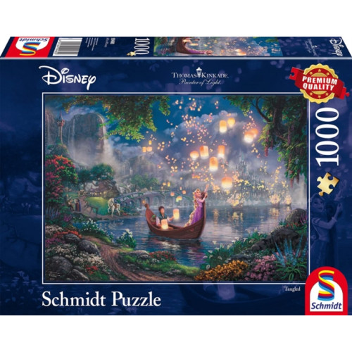 Asmodee Disney - Tangled by Thomas Kinkade 1000 Piece Schmidt Puzzle (häftad, eng)