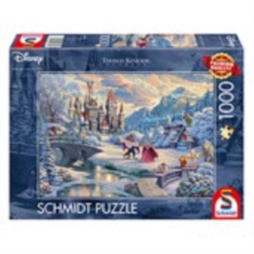 Asmodee Disney Dreams Collection - Beauty and the Beast's Winter Enchantment by Thomas Kinkade 1000 Piece Schmidt Puzzle (häftad, eng)