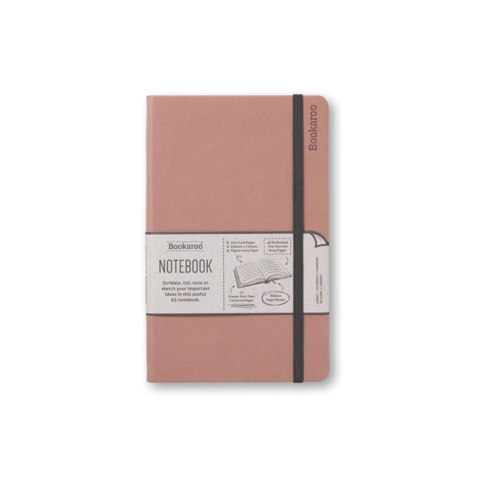 Produktbild för Bookaroo Notebook (A5) Journal - Blush
