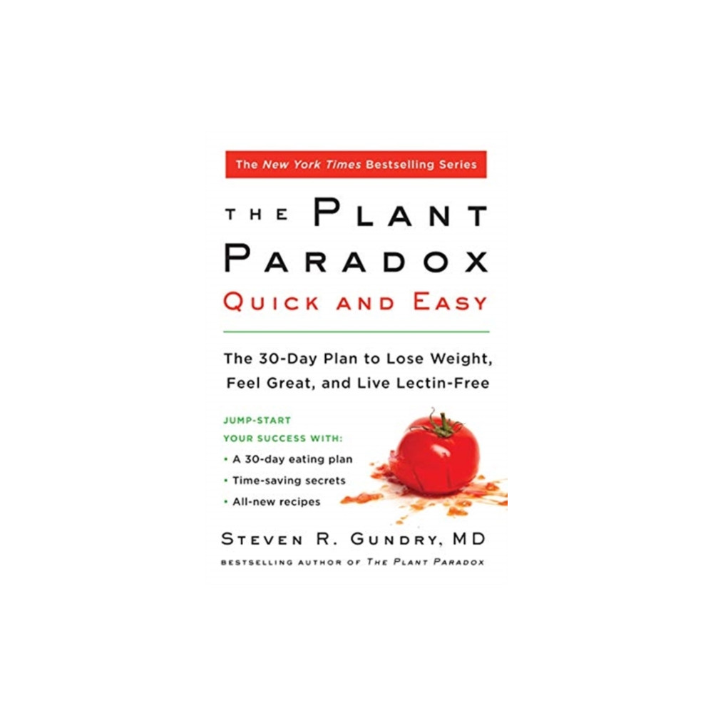 Produktbild för The Plant Paradox Quick and Easy (häftad, eng)