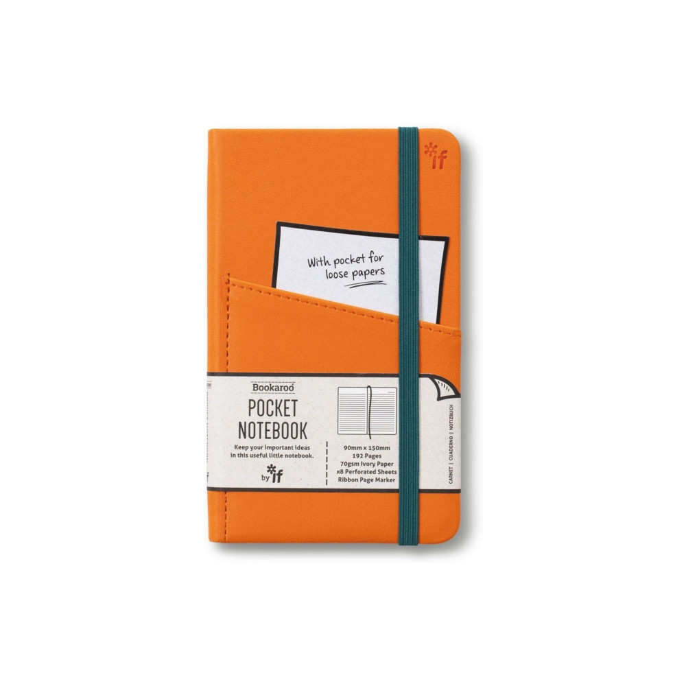 Produktbild för Bookaroo Pocket Notebook (A6) Journal - Orange