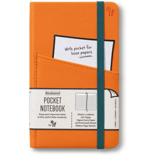 That Company Called If Bookaroo Pocket Notebook (A6) Journal - Orange
