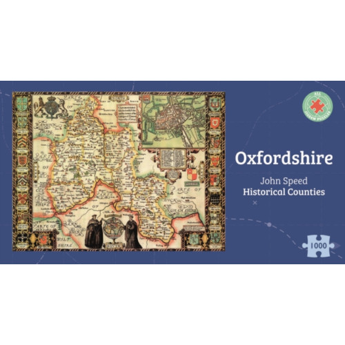 ALL JIGSAW PUZZLES Oxfordshire Historical 1610 Map 1000 Piece Puzzle (häftad, eng)