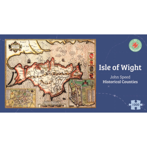 ALL JIGSAW PUZZLES Isle of Wight Historical 1610 Map 1000 Piece Puzzle (häftad, eng)