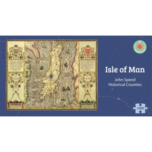 ALL JIGSAW PUZZLES Isle of Man Historical 1610 Map 1000 Piece Puzzle (häftad, eng)