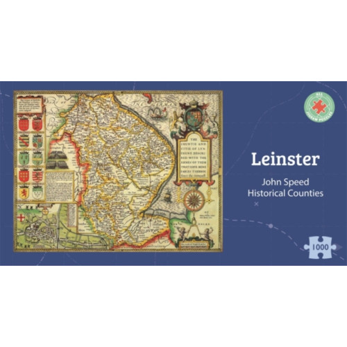 ALL JIGSAW PUZZLES Leinster Historical 1610 Map 1000 Piece Puzzle (häftad, eng)