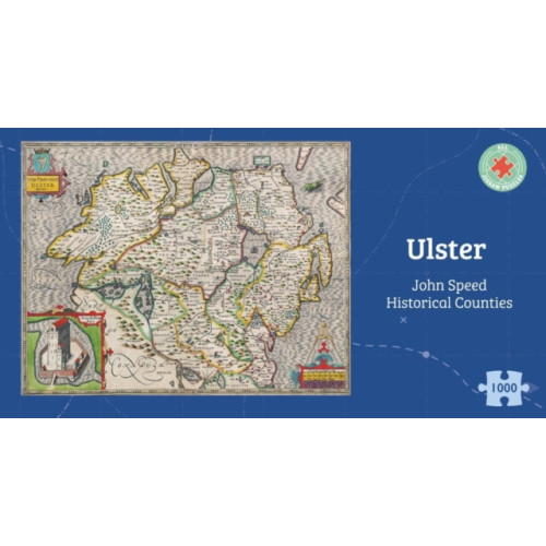 ALL JIGSAW PUZZLES Ulster Historical 1610 Map 1000 Piece Puzzle (häftad, eng)