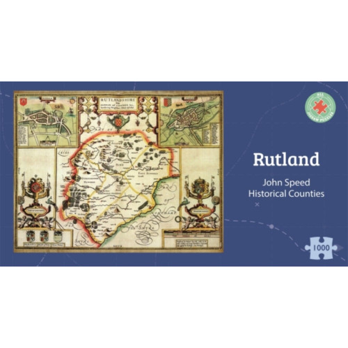 ALL JIGSAW PUZZLES Rutland Historical 1610 Map 1000 Piece Puzzle (häftad, eng)