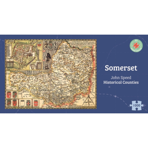 ALL JIGSAW PUZZLES Somerset Historical 1610 Map 1000 Piece Puzzle (häftad, eng)