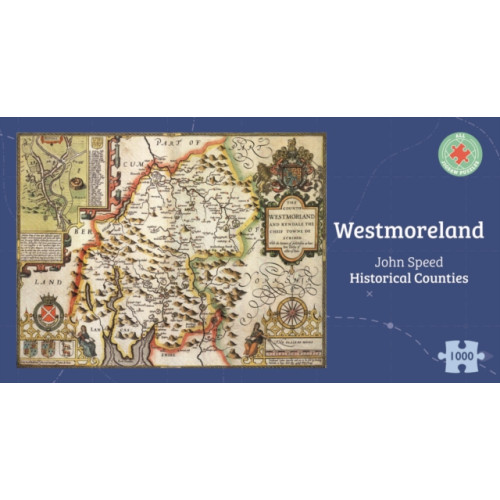 ALL JIGSAW PUZZLES Westmoreland Historical 1610 Map 1000 Piece Puzzle (häftad, eng)